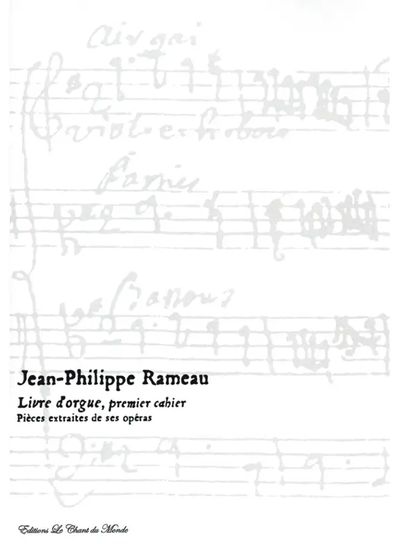 Cover: 9790201645216 | Livre D'Orgue Premier Cahier Book 1 | Jean-Philippe Rameau | Buch