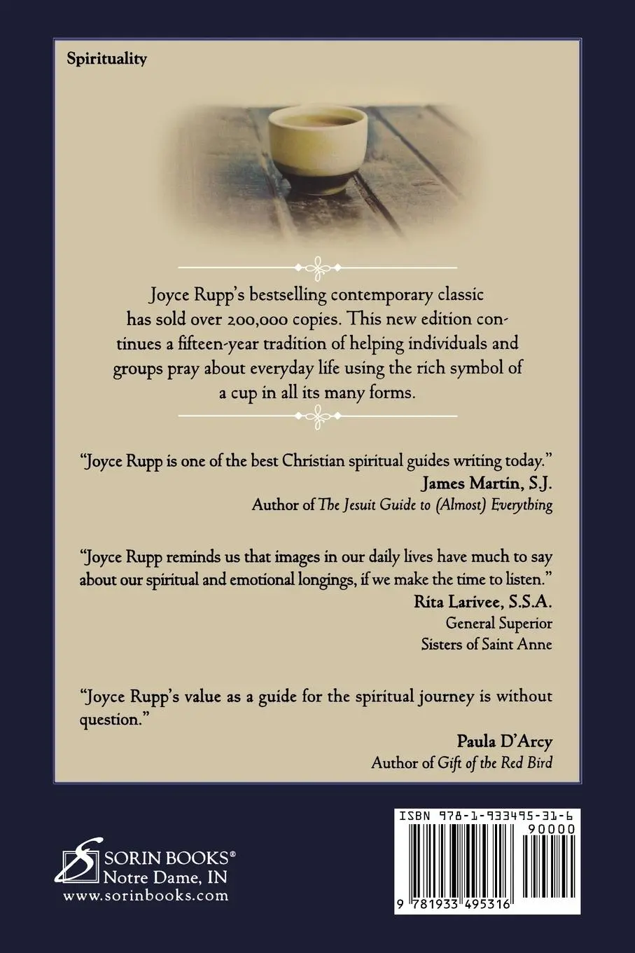 Rückseite: 9781933495316 | The Cup of Our Life | Joyce Rupp | Taschenbuch | Englisch | 2012