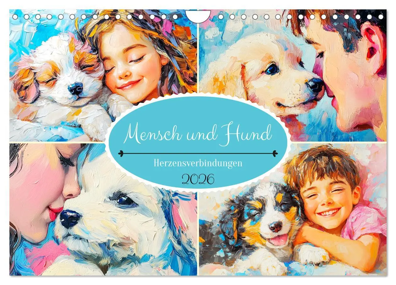 Cover: 9783457315316 | Mensch und Hund. Herzensverbindungen (Wandkalender 2026 DIN A4...