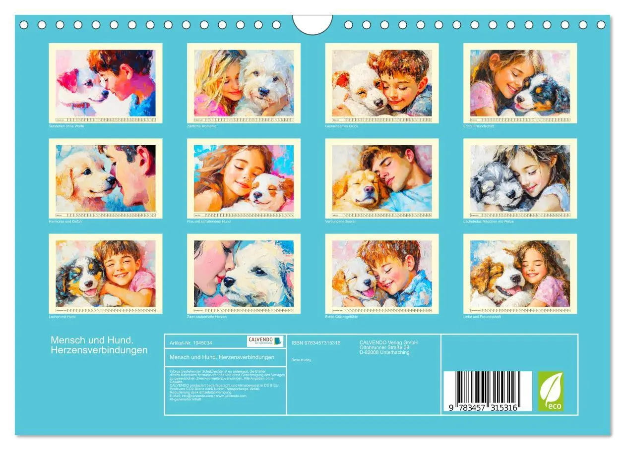 Bild: 9783457315316 | Mensch und Hund. Herzensverbindungen (Wandkalender 2026 DIN A4...