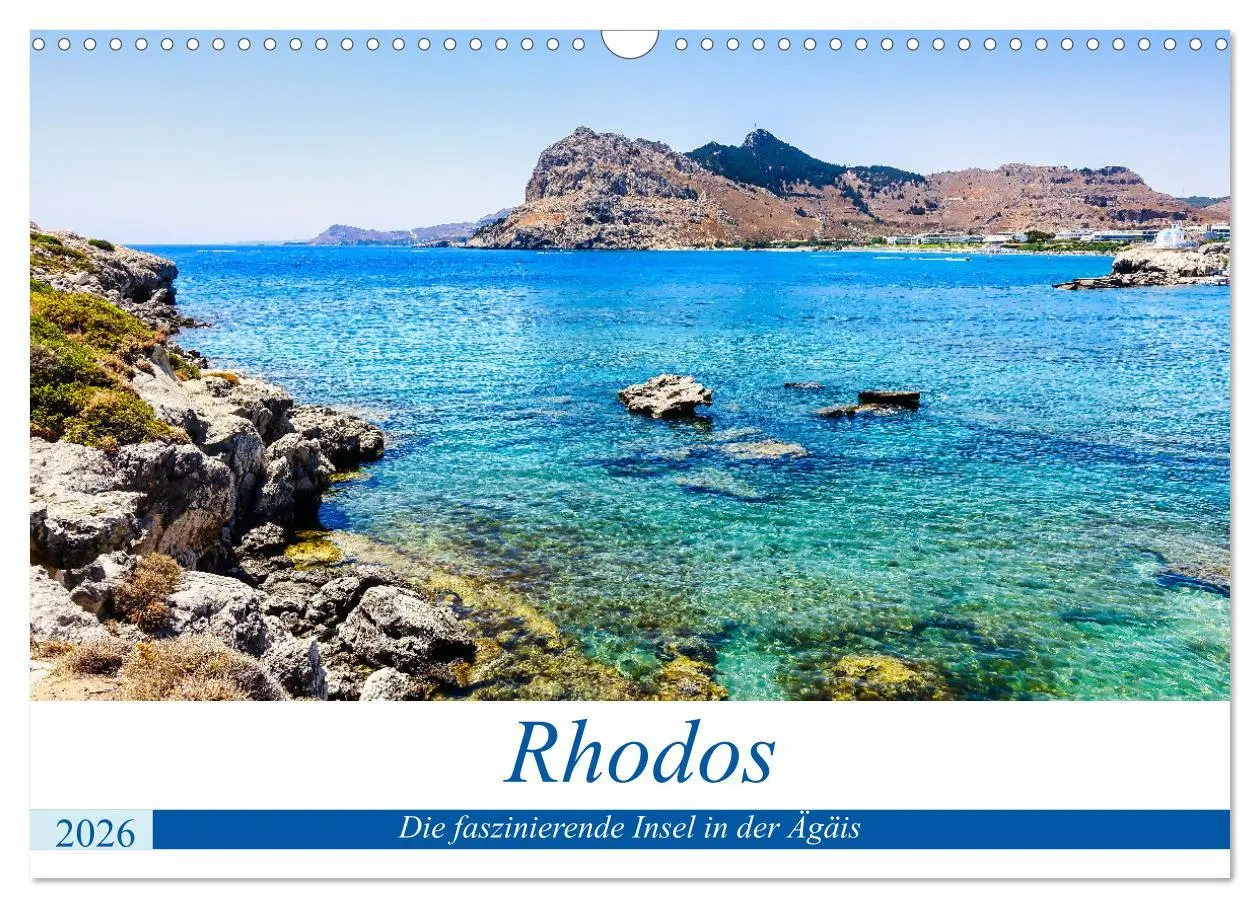 Cover: 9783457625316 | Rhodos - Die faszinierende Insel in der Ägäis (Wandkalender 2026...