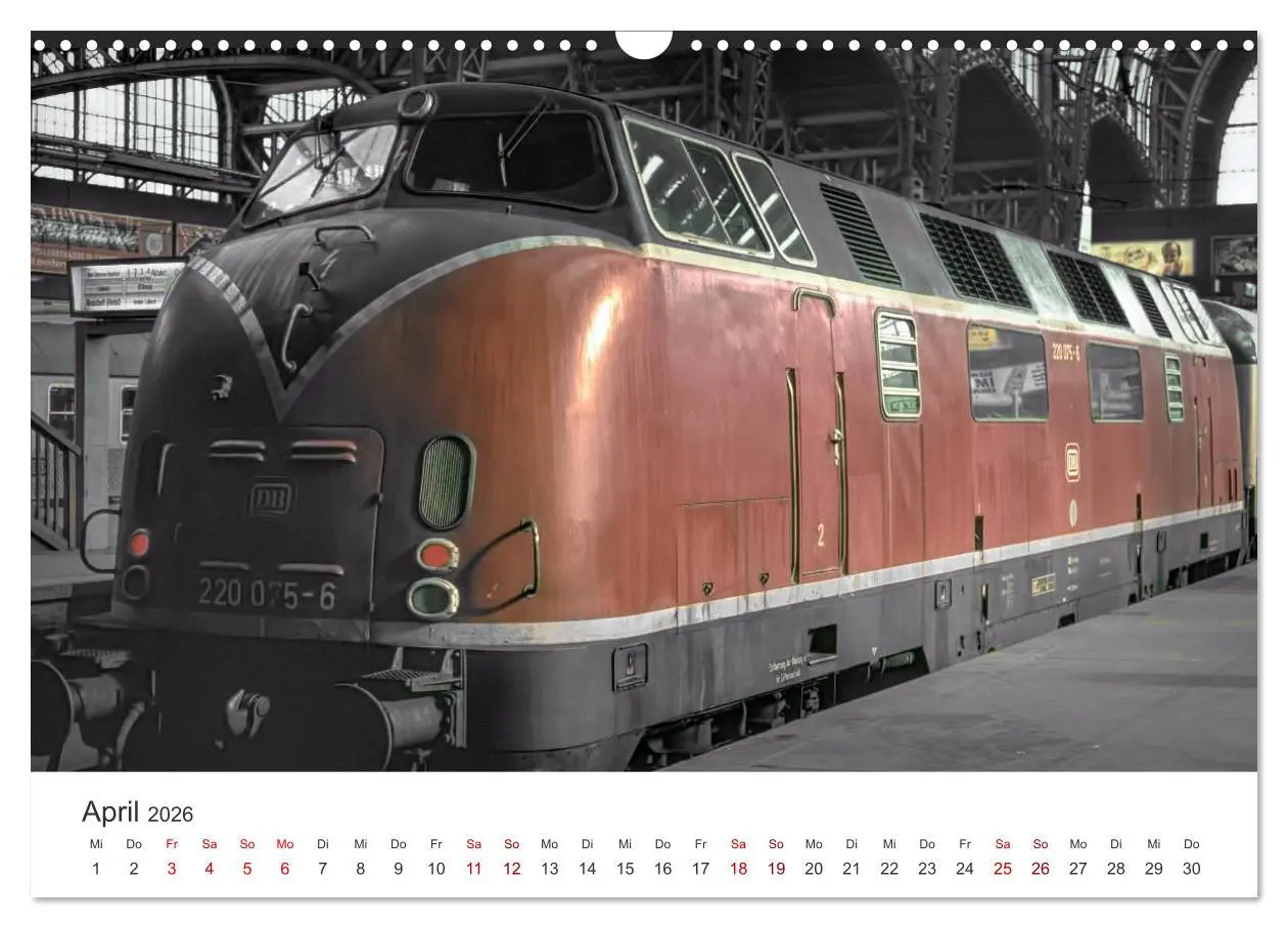 Bild: 9783457935316 | Deutsche Diesellokomotiven (Wandkalender 2026 DIN A3 quer),...