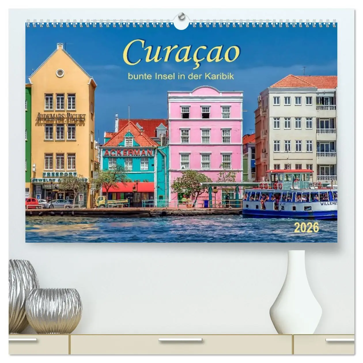 Cover: 9783516025316 | Curaçao - bunte Insel in der Karibik (hochwertiger Premium...