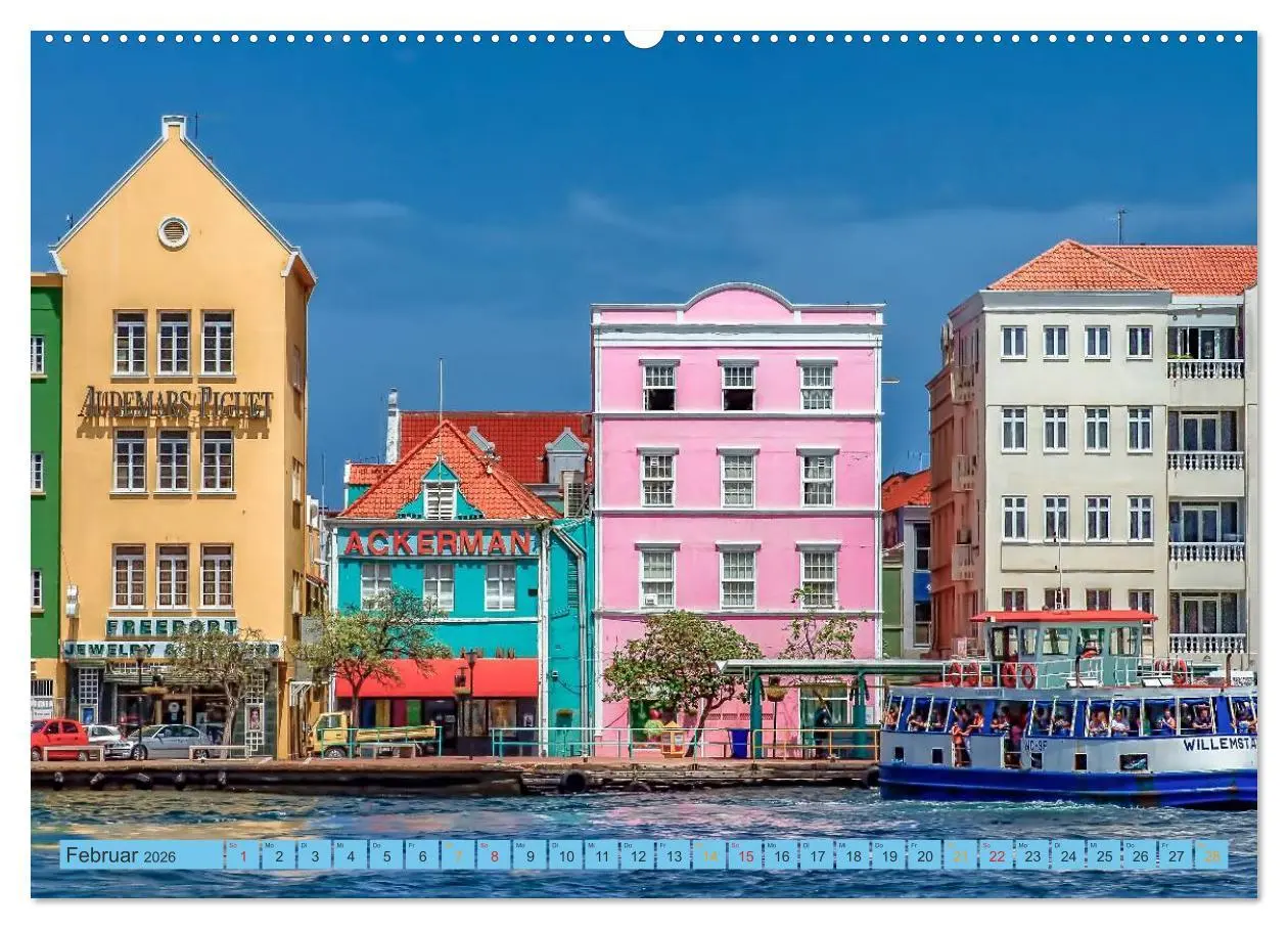 Bild: 9783516025316 | Curaçao - bunte Insel in der Karibik (hochwertiger Premium...