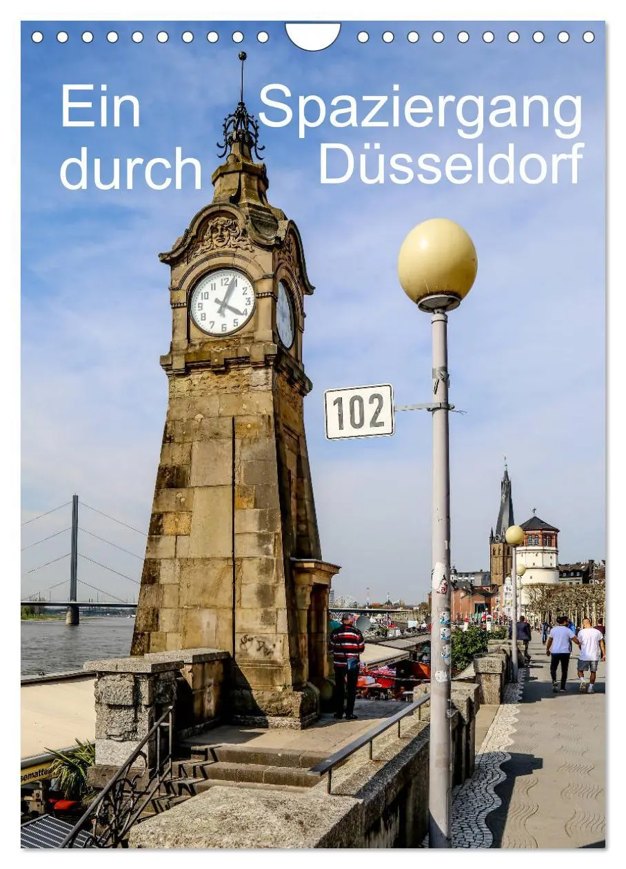 Cover: 9783516405316 | Ein Spaziergang durch Düsseldorf (Wandkalender 2026 DIN A4 hoch),...