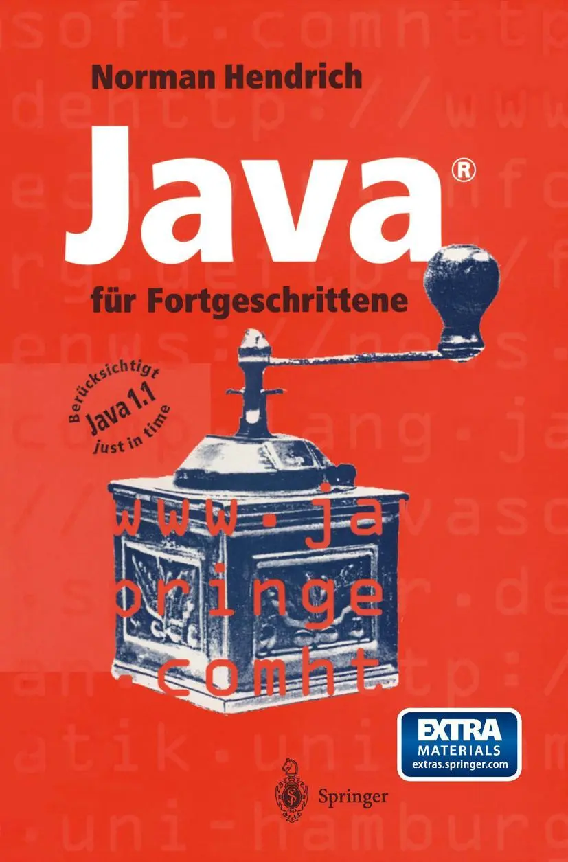 Cover: 9783540615316 | Java® für Fortgeschrittene | Norman Hendrich | Taschenbuch | viii
