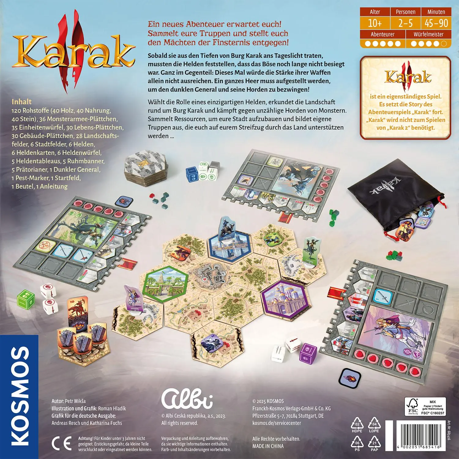 Rückseite: 4002051685416 | Karak 2 | Spiel | Roman Hladík Petr Mika | Spiel | 685416 | Deutsch
