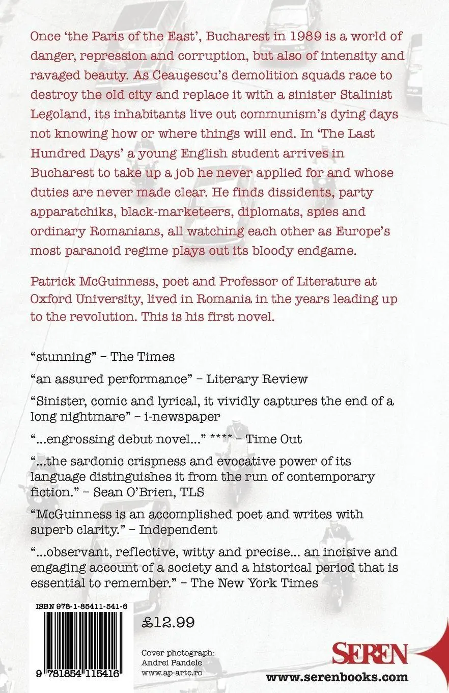 Rückseite: 9781854115416 | The Last Hundred Days | Patrick McGuinness | Taschenbuch | Englisch