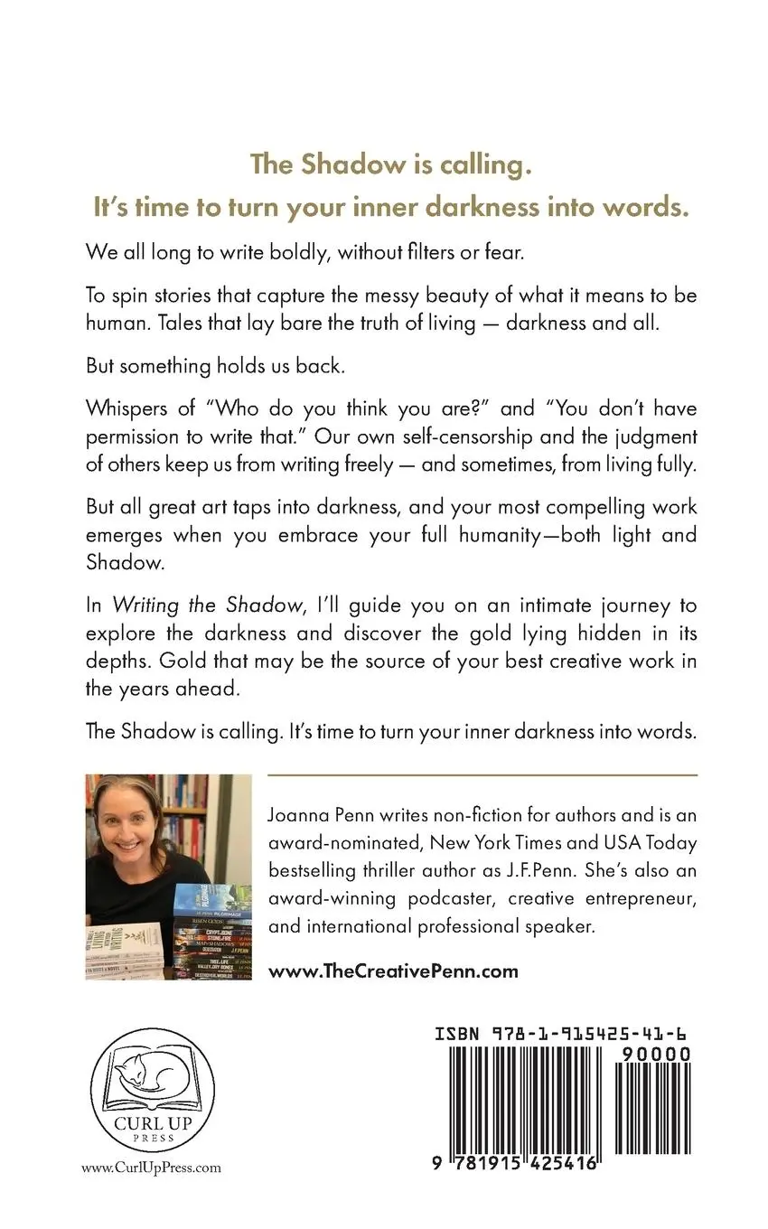 Rückseite: 9781915425416 | Writing the Shadow | Turn Your Inner Darkness Into Words | Joanna Penn