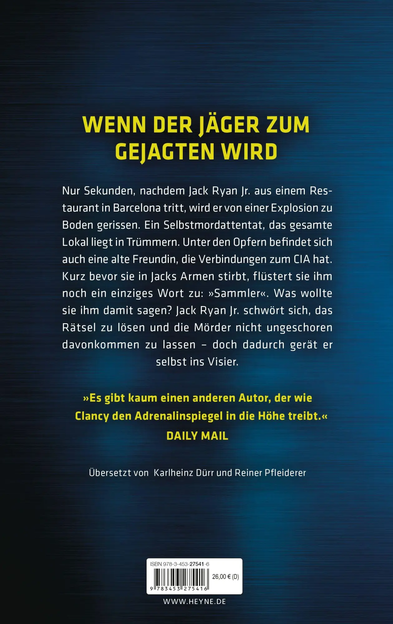Bild: 9783453275416 | Täuschungsmanöver | Thriller. Ein Jack Ryan Roman | Tom Clancy (u. a.)