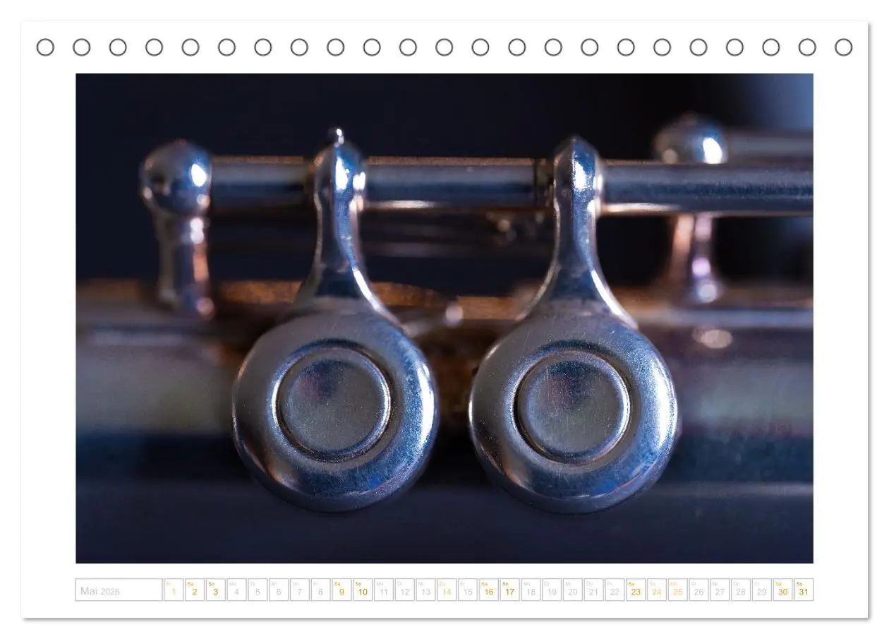 Bild: 9783457475416 | Die Querflöte, ein herrliches Instrument (Tischkalender 2026 DIN A5...