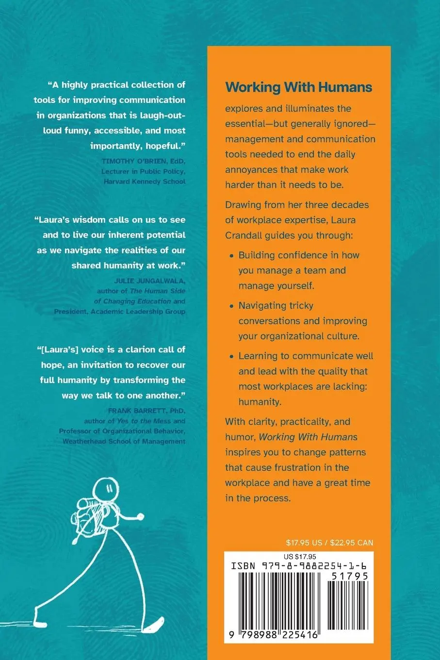 Rückseite: 9798988225416 | Working With Humans | Laura Crandall | Taschenbuch | Englisch | 2023