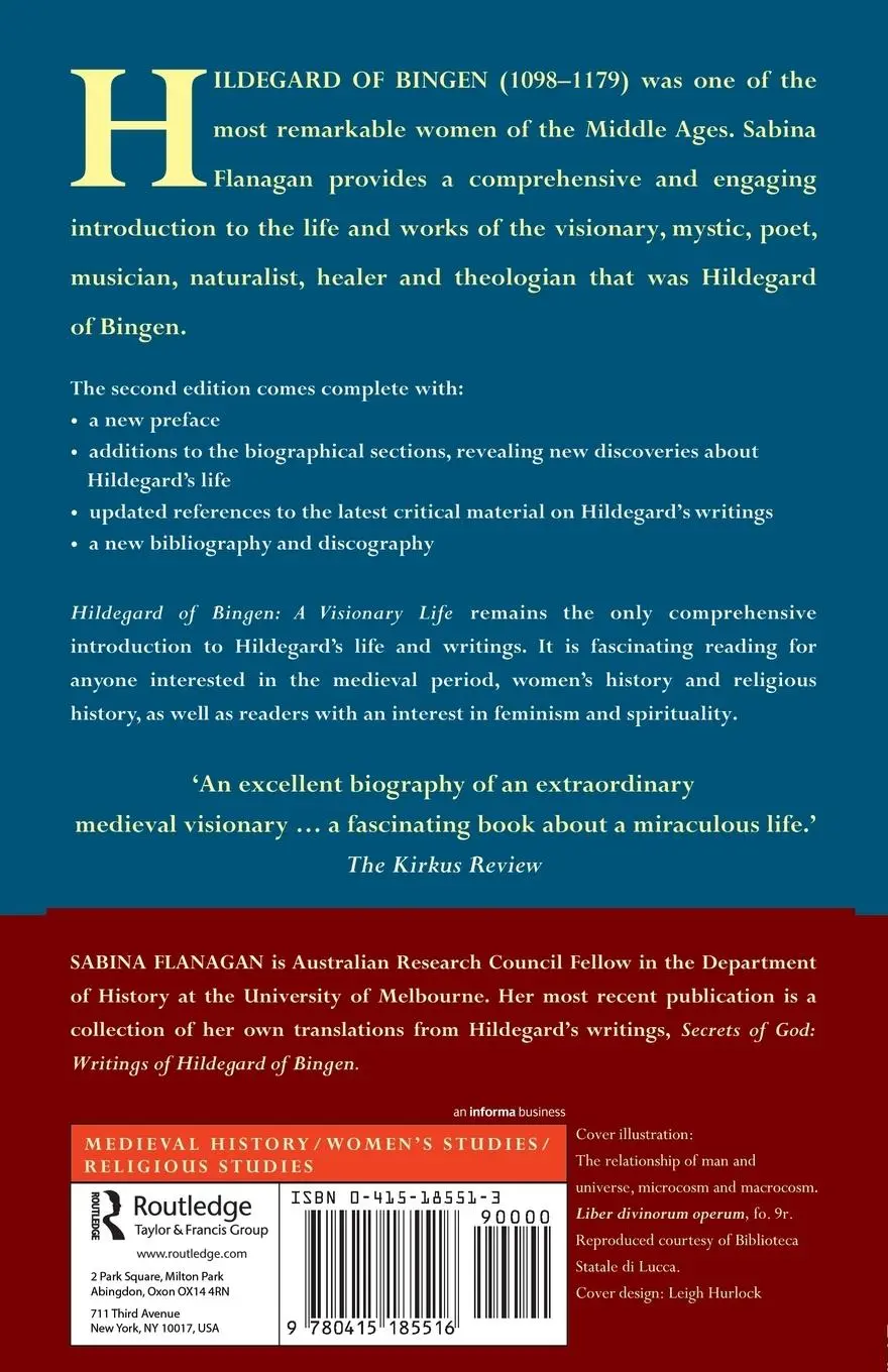 Rückseite: 9780415185516 | Hildegard of Bingen | A Visionary Life | Sabina Flanagan | Taschenbuch