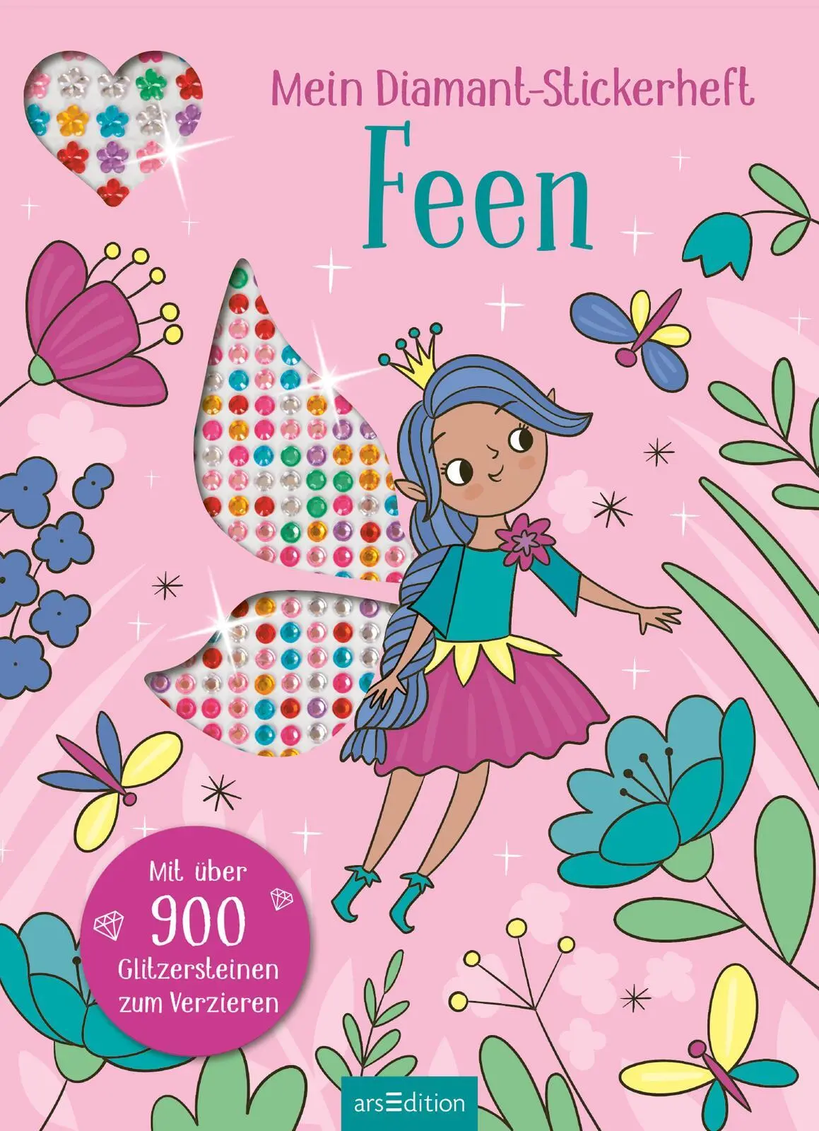 Bild: 9783845855516 | Mein Diamant-Stickerheft - Feen | Sarah Wade | Taschenbuch | 32 S.