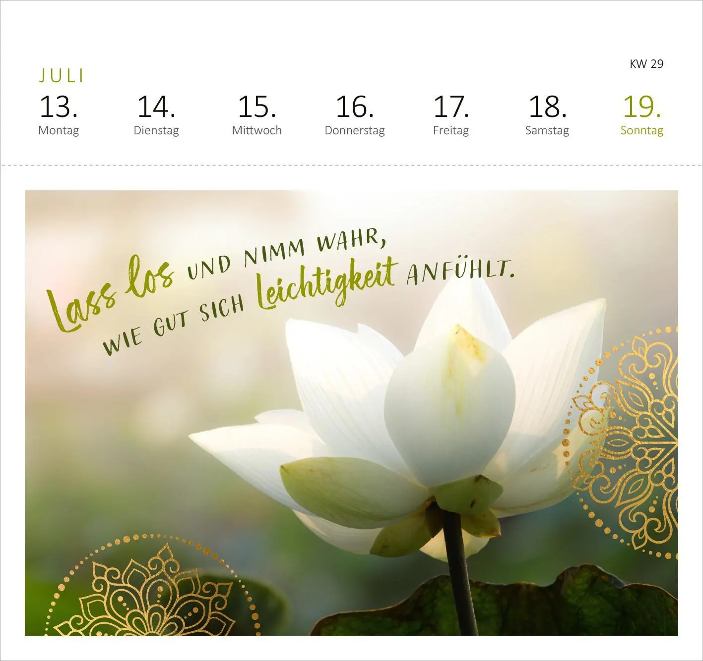 Bild: 4014489135616 | Postkartenkalender Yogaglück 2026 | Kalender | 108 S. | Deutsch | 2026