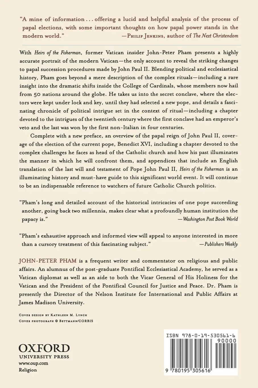 Rückseite: 9780195305616 | Heirs of the Fisherman | John-Peter Pham | Taschenbuch | Englisch