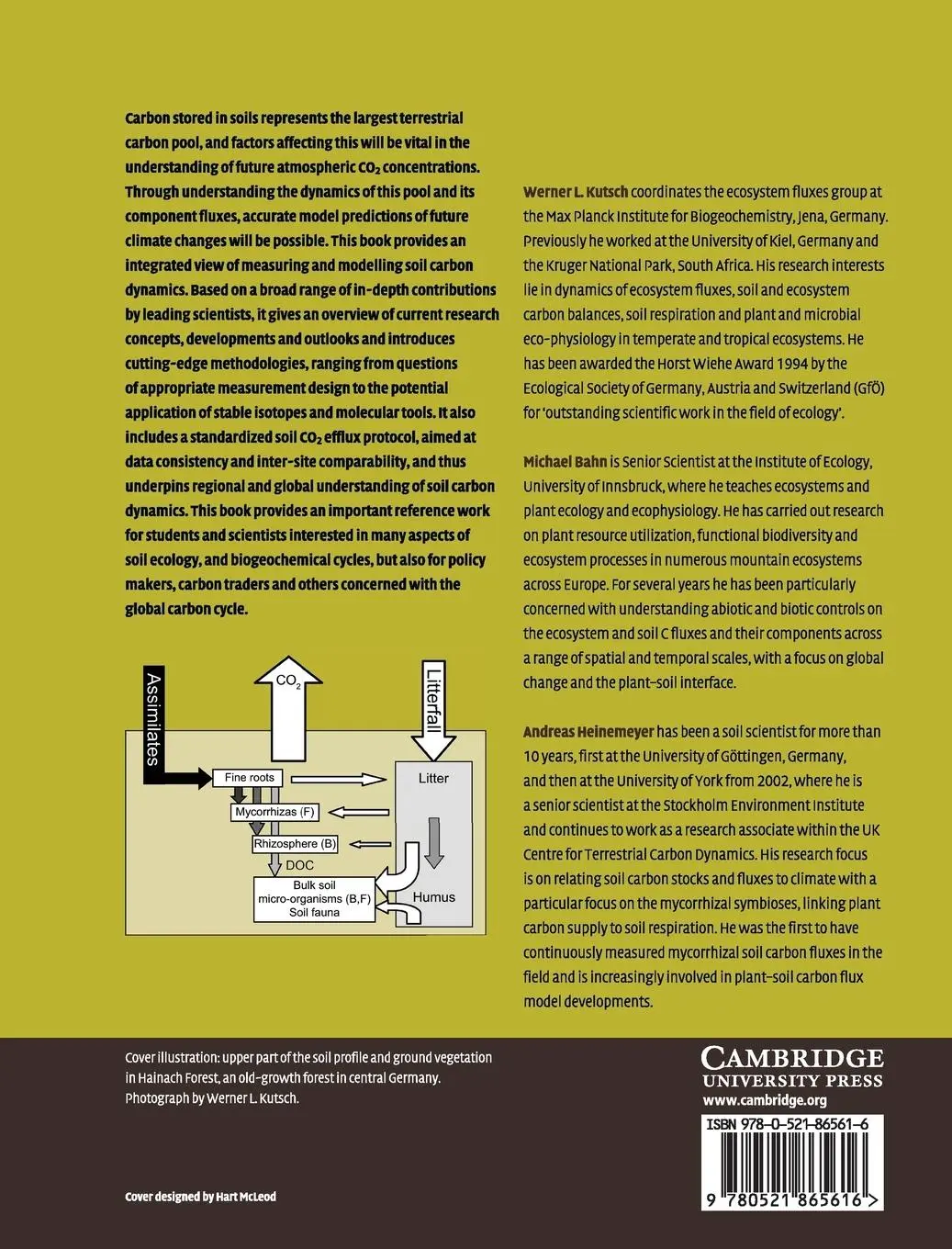 Rückseite: 9780521865616 | Soil Carbon Dynamics | Werner L. Kutsch (u. a.) | Buch | Gebunden