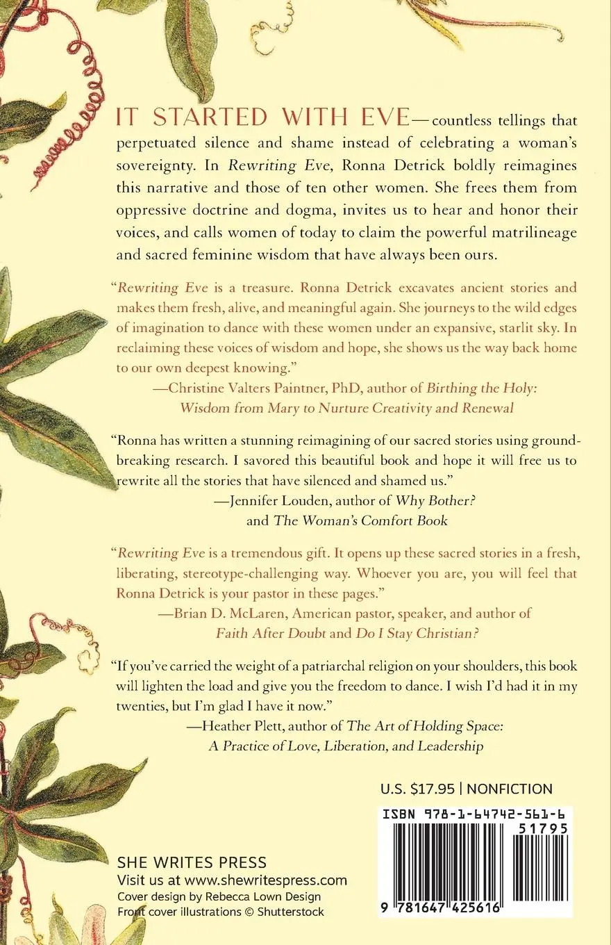 Rückseite: 9781647425616 | Rewriting Eve | Ronna J. Detrick | Taschenbuch | Englisch | 2023