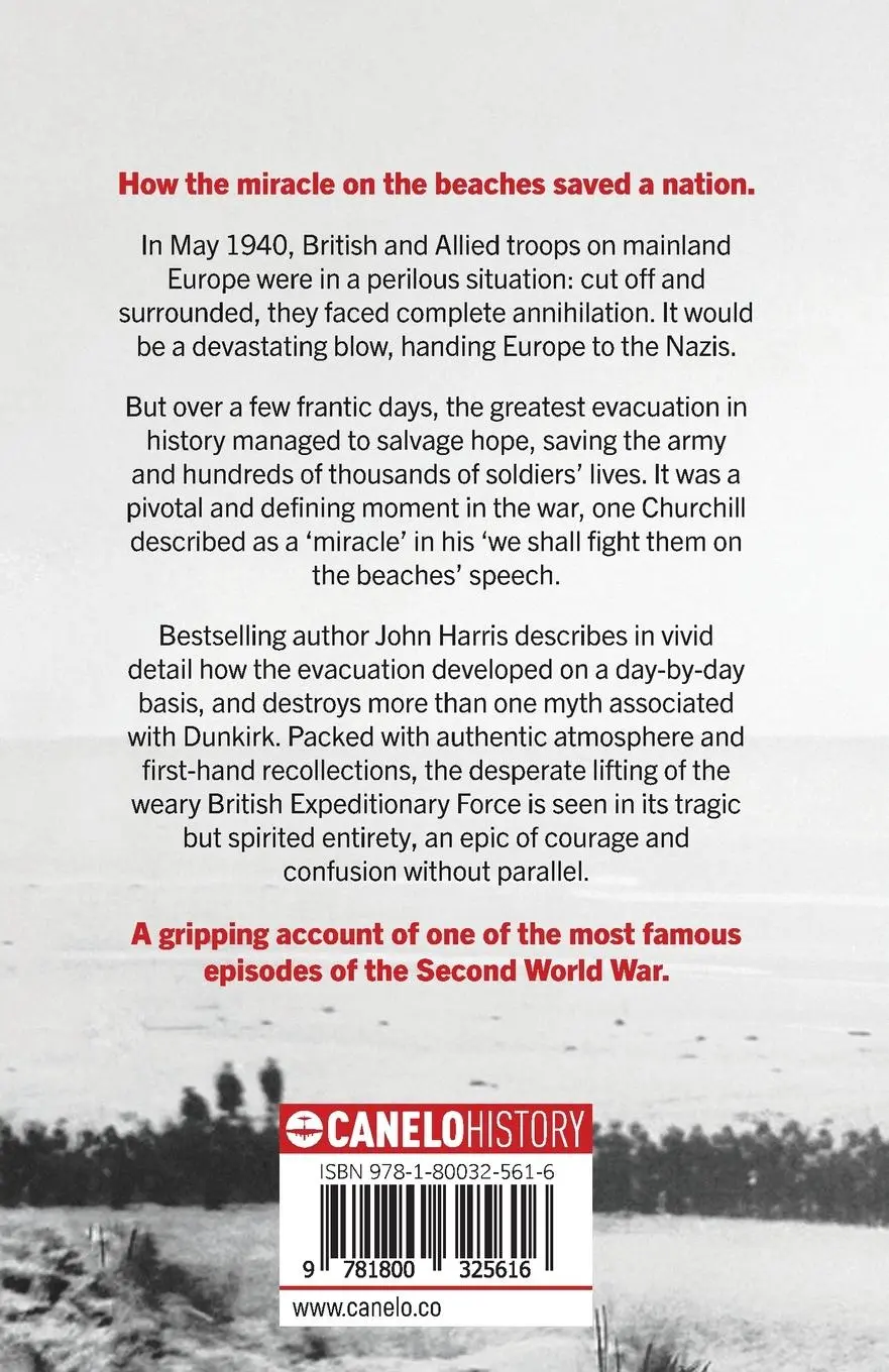Rückseite: 9781800325616 | Dunkirk | John Harris | Taschenbuch | Englisch | 2021 | Canelo History