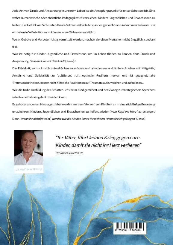 Rückseite: 9783384265616 | "Lebe wie die Lilie auf dem Feld" | Martin Spiegel | Buch | 304 S.