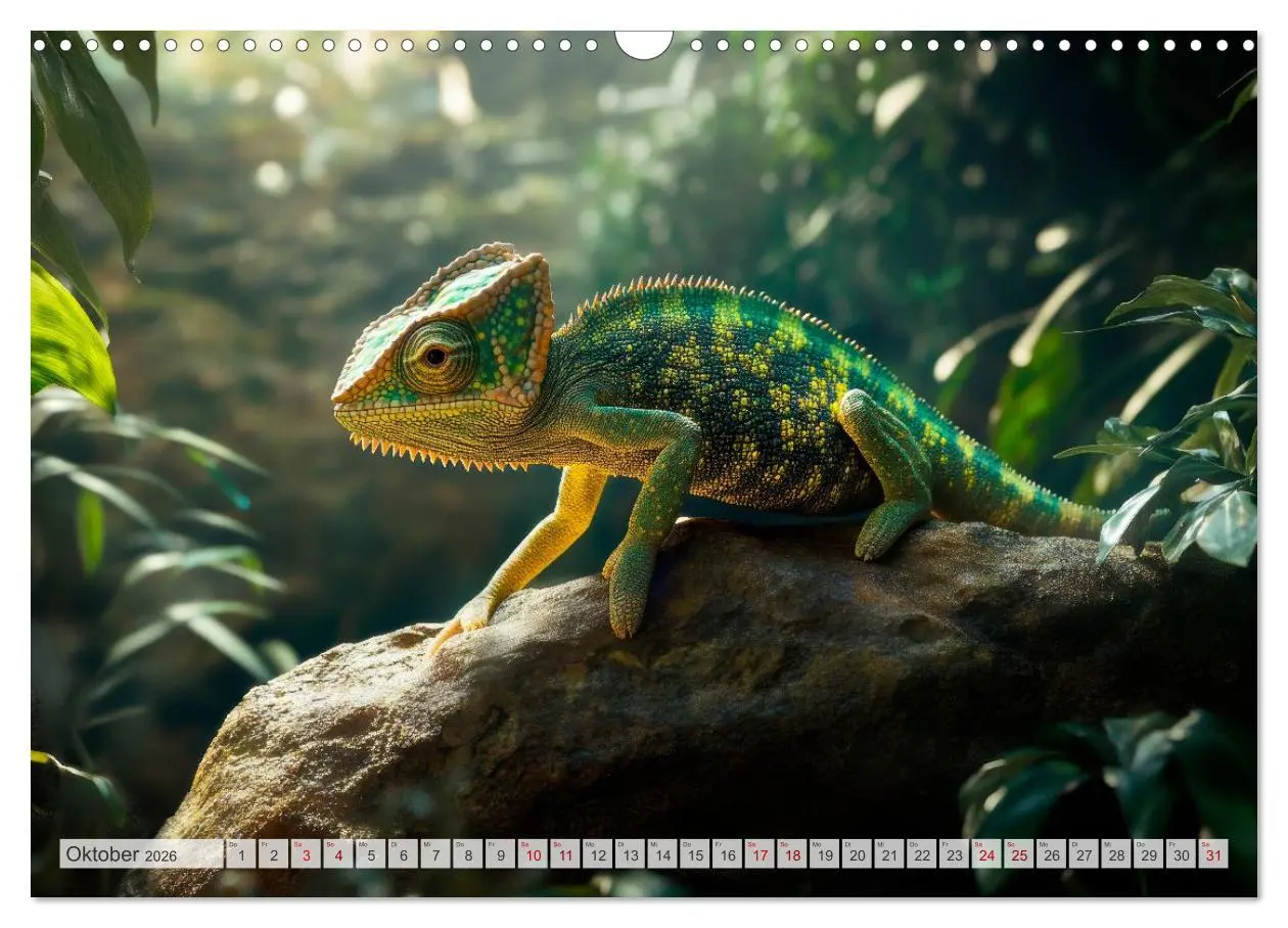 Bild: 9783516235616 | Wildes Leben im Regenwald (Wandkalender 2026 DIN A3 quer), CALVENDO...