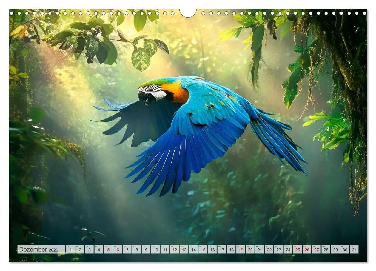 Bild: 9783516235616 | Wildes Leben im Regenwald (Wandkalender 2026 DIN A3 quer), CALVENDO...