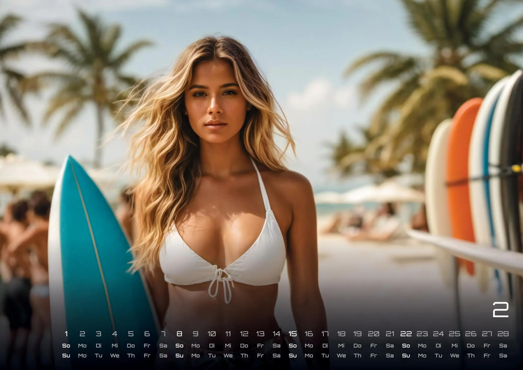 Bild: 9783986735616 | BIKINI GIRLS - Sexy Babes - 2026 - Kalender DIN A3 | GP-Fever. de