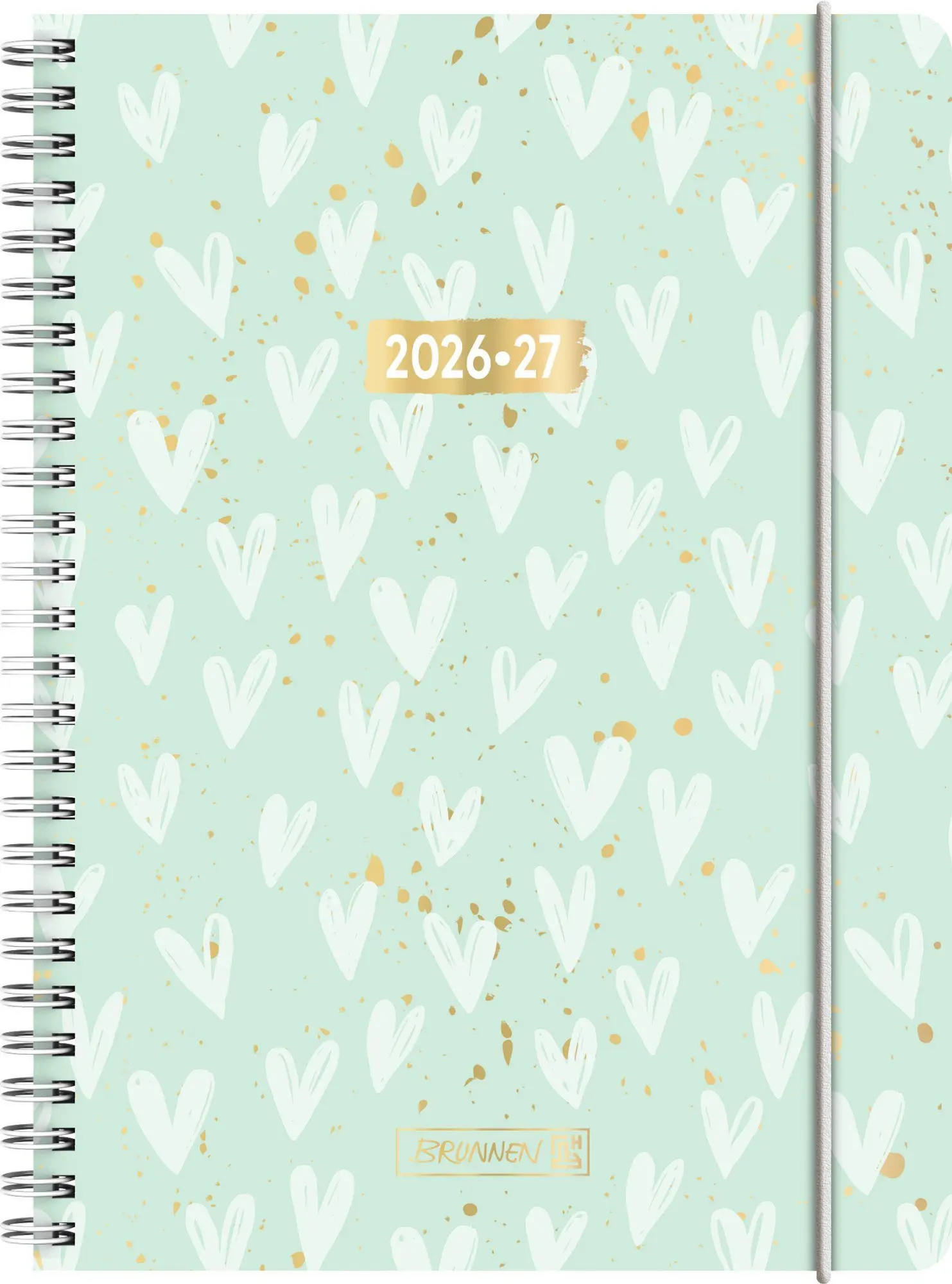 Cover: 4061947155716 | Schülerkalender 2026/2027 "Hearts" A5, Kunststoff | Buch | 208 S.
