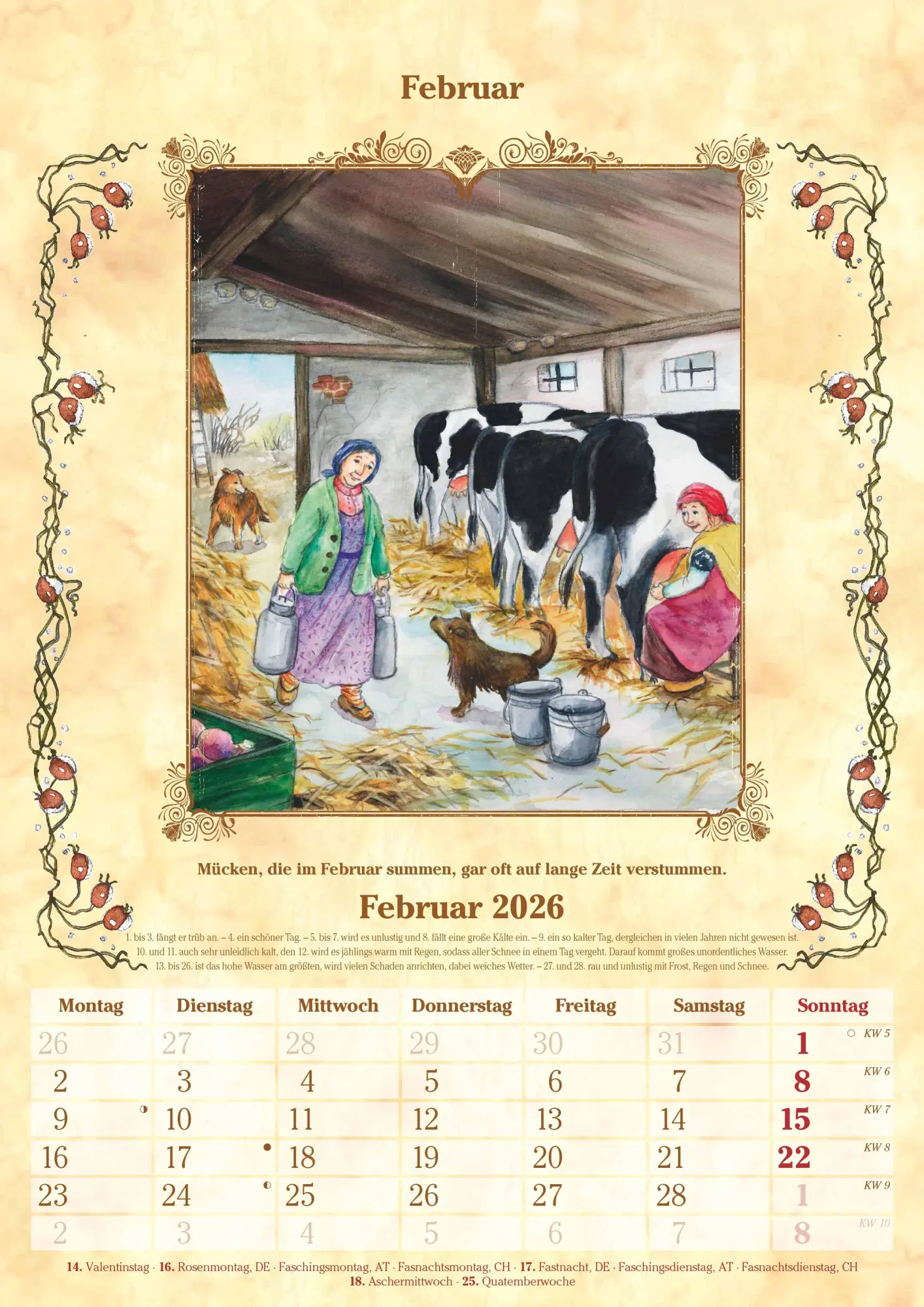 Bild: 4069095005716 | Bauernkalender 2025 - Bildkalender A3 (29,7x42 cm) - mit Feiertagen...