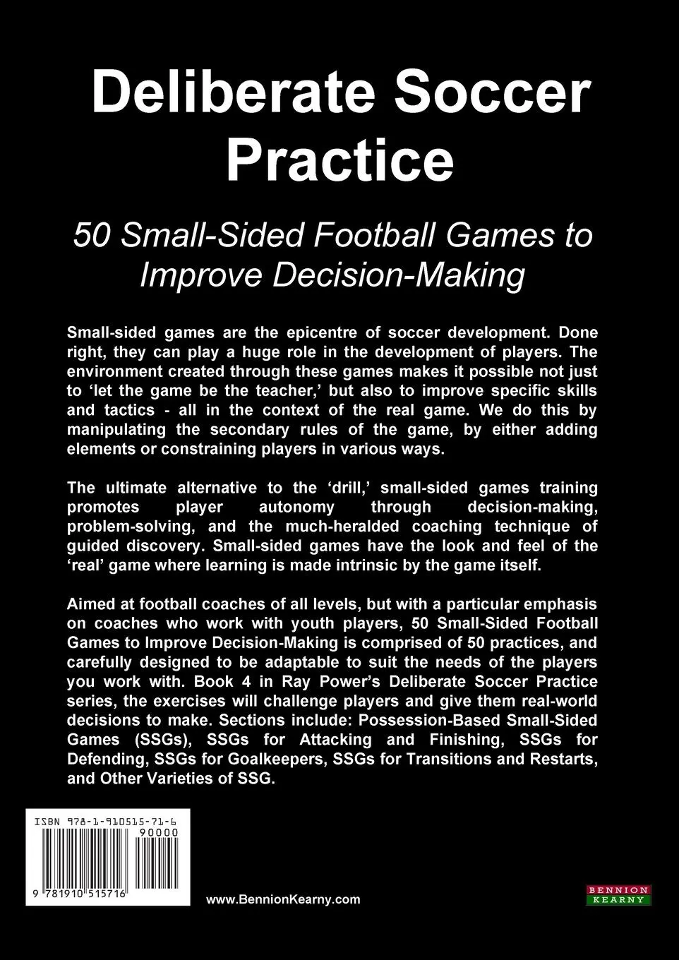 Rückseite: 9781910515716 | Deliberate Soccer Practice | Ray Power | Taschenbuch | Englisch | 2017