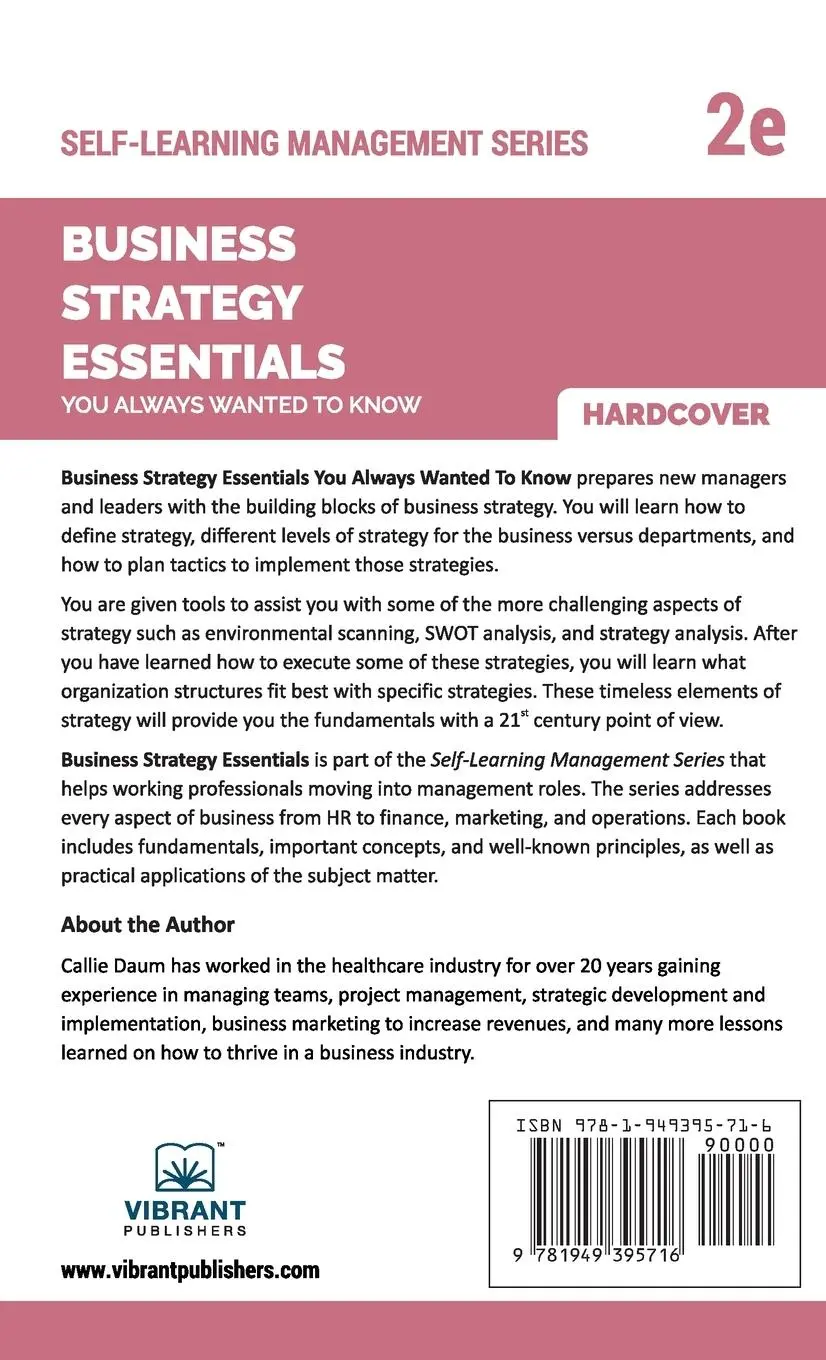 Rückseite: 9781949395716 | Business Strategy Essentials You Always Wanted To Know | Buch | 2020