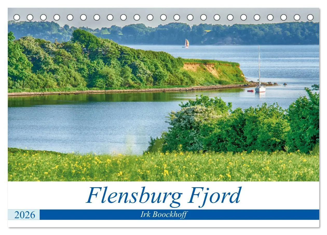 Cover: 9783457825716 | Flensburg Fjord (Tischkalender 2026 DIN A5 quer), CALVENDO...