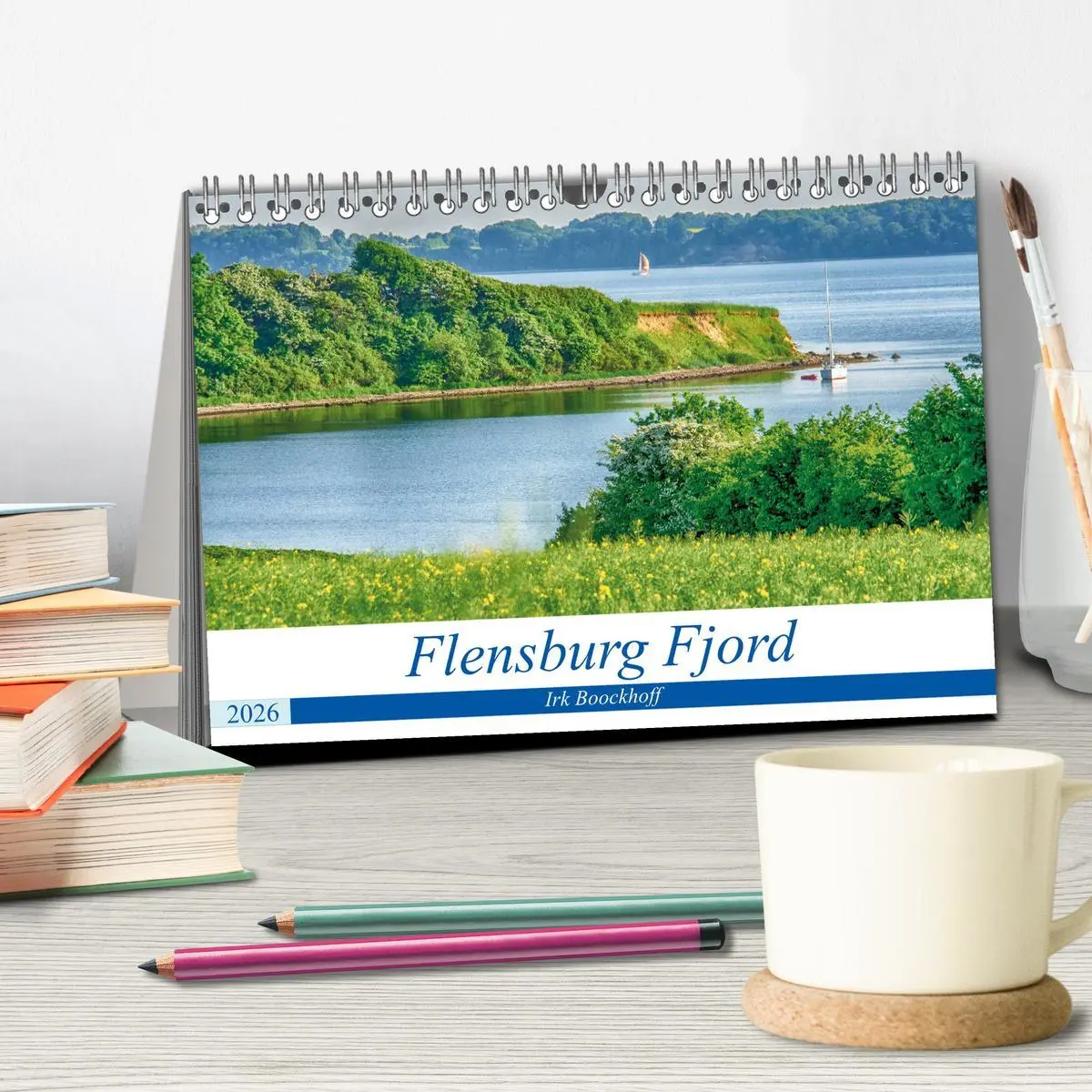 Bild: 9783457825716 | Flensburg Fjord (Tischkalender 2026 DIN A5 quer), CALVENDO...