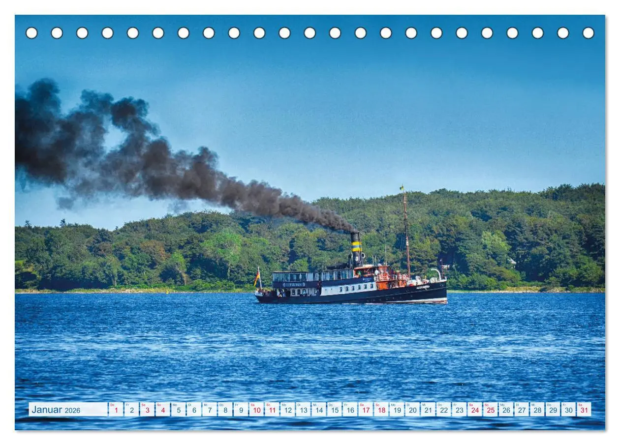 Bild: 9783457825716 | Flensburg Fjord (Tischkalender 2026 DIN A5 quer), CALVENDO...