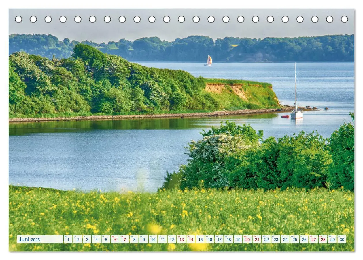 Bild: 9783457825716 | Flensburg Fjord (Tischkalender 2026 DIN A5 quer), CALVENDO...