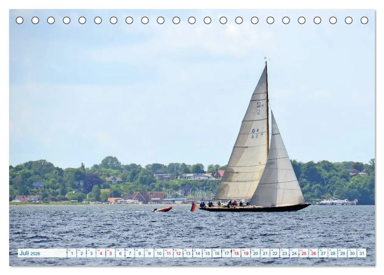 Bild: 9783457825716 | Flensburg Fjord (Tischkalender 2026 DIN A5 quer), CALVENDO...