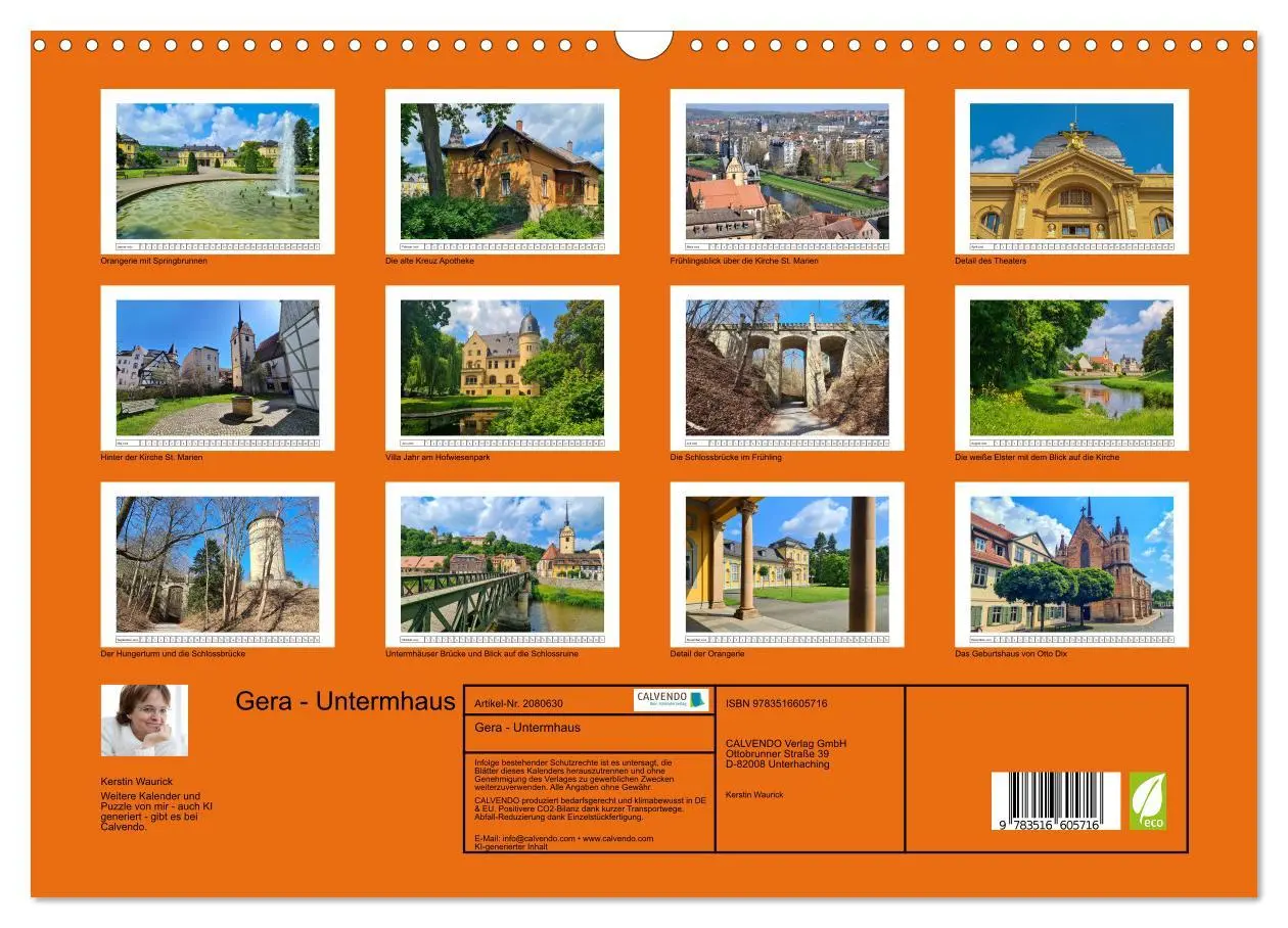 Bild: 9783516605716 | Gera - Untermhaus (Wandkalender 2026 DIN A3 quer), CALVENDO...