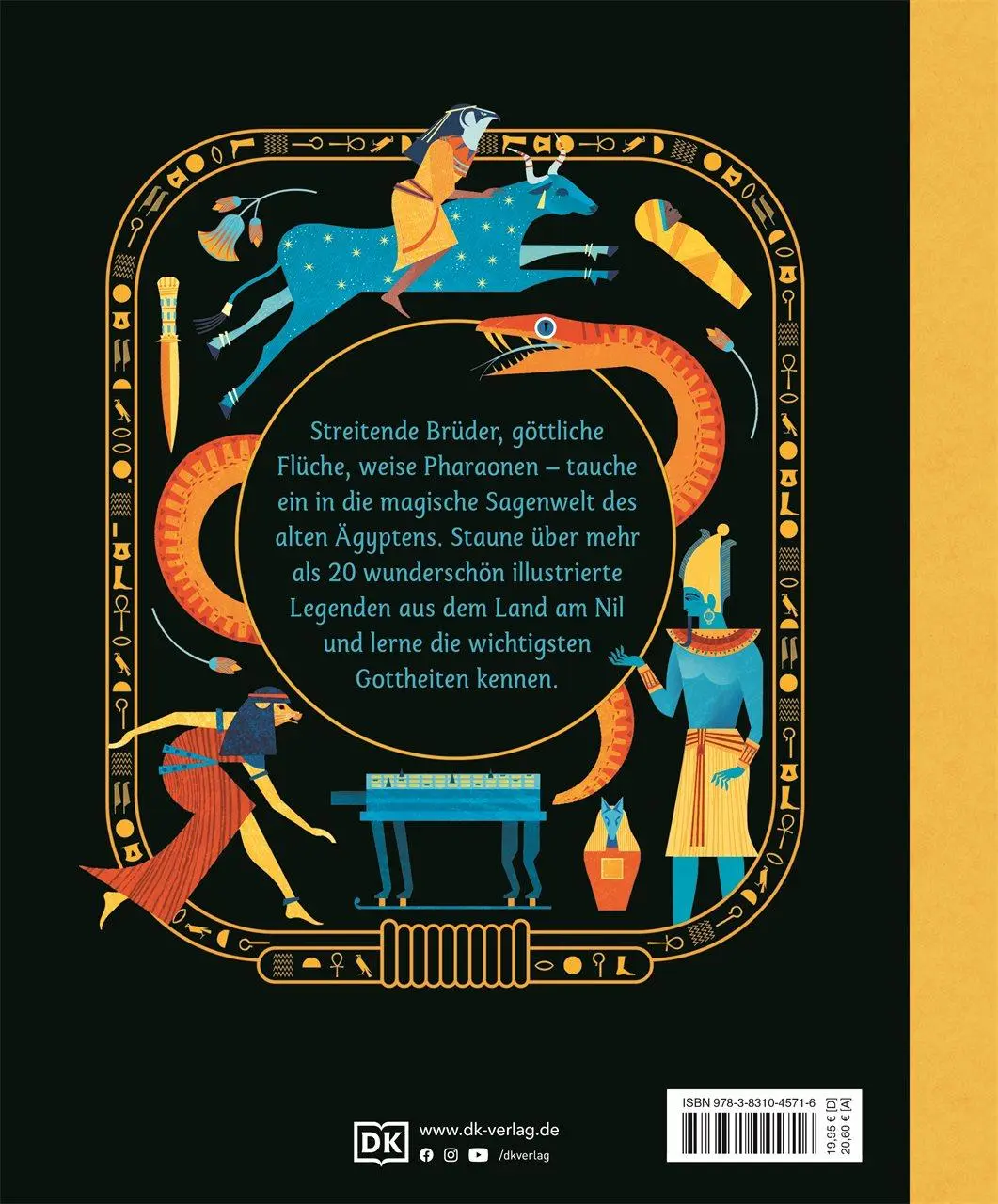 Rückseite: 9783831045716 | Ägyptische Mythen | Jean Menzies | Buch | Mythen und Sagen | 144 S.