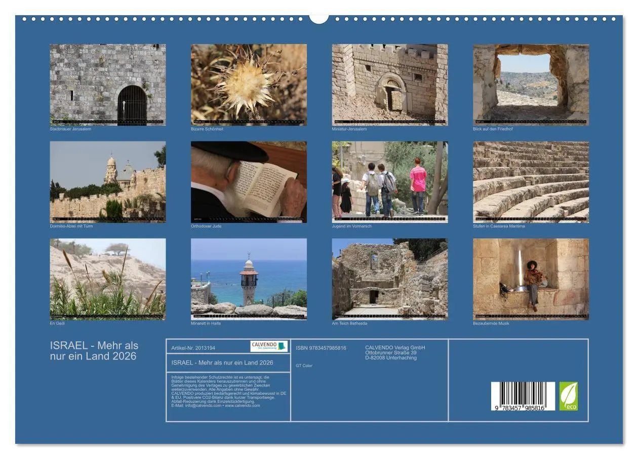 Bild: 9783457985816 | ISRAEL - Mehr als nur ein Land 2026 (hochwertiger Premium...