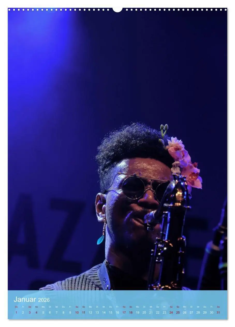Bild: 9783516695816 | Jazz - Zwischen den Tönen (Wandkalender 2026 DIN A2 hoch), CALVENDO...