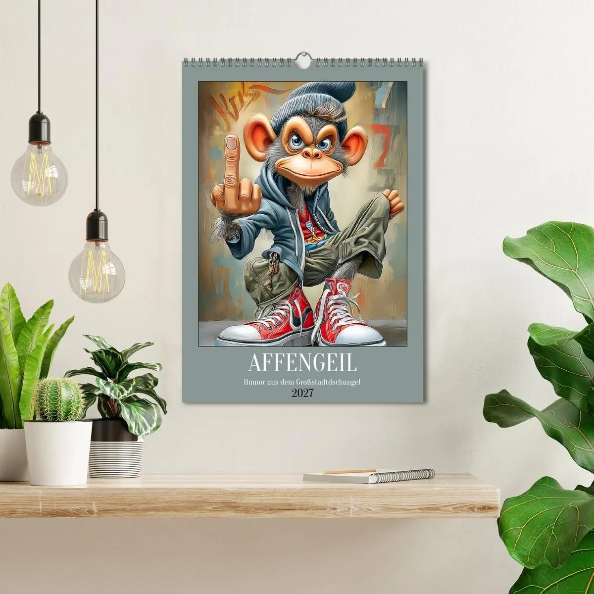 Bild: 9783516835816 | Affengeil. Humor aus dem Großstadtdschungel (Wandkalender 2027 DIN...