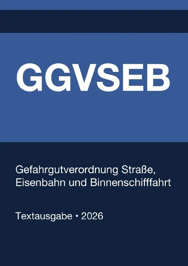Cover: 9783565275816 | GGVSEB - Gefahrgutverordnung Straße, Eisenbahn und...