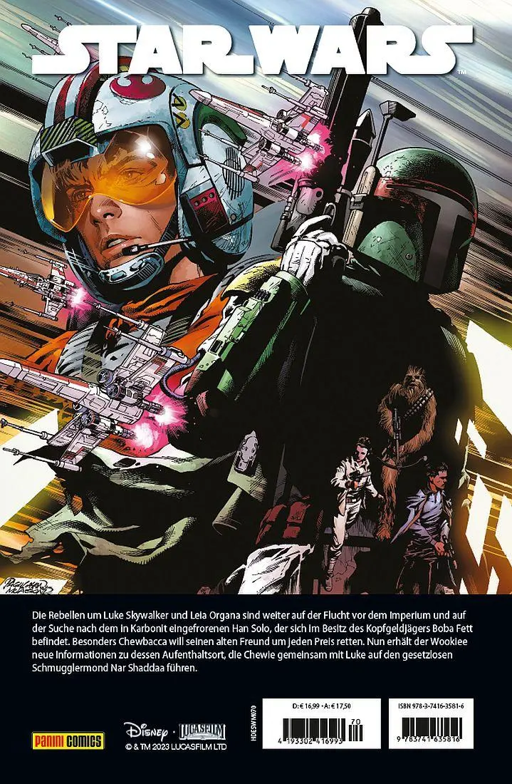 Rückseite: 9783741635816 | Star Wars Marvel Comics-Kollektion | Bd. 70: Rettet Han Solo | Buch