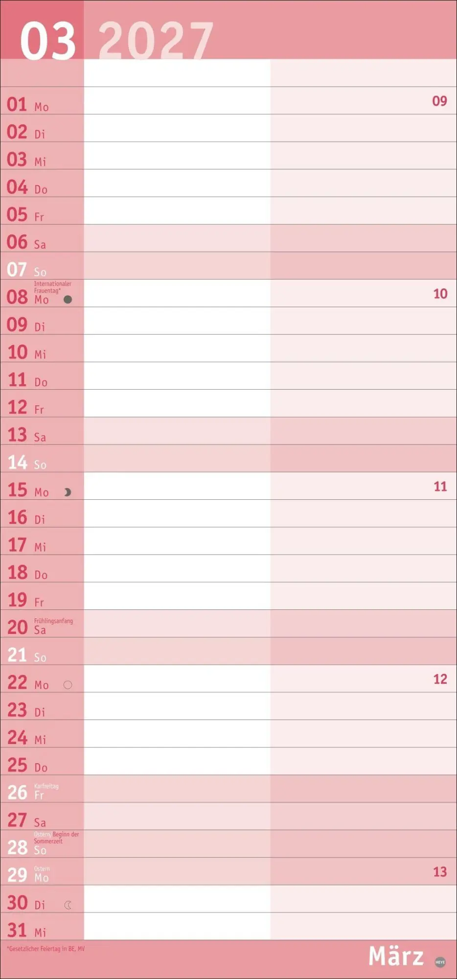 Bild: 9783756415816 | Basic Planer für mich 2027 | Heye | Kalender | Basic Planer Heye