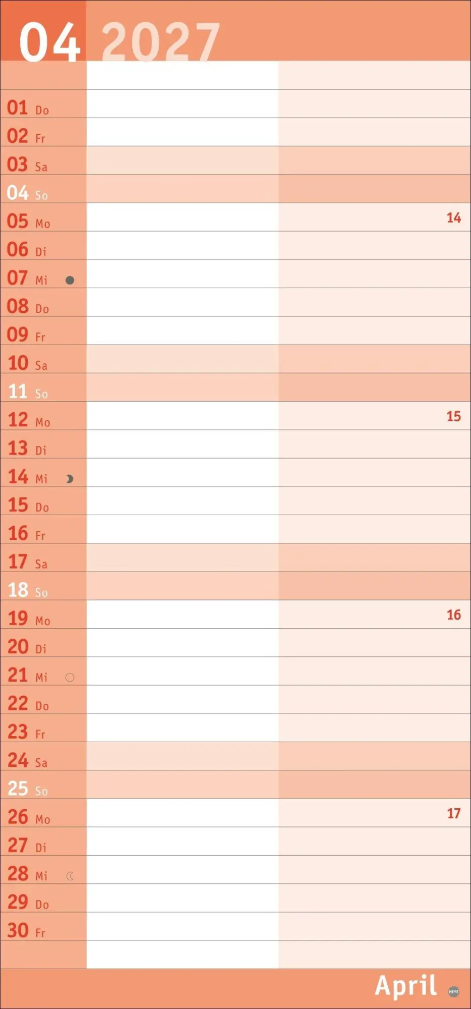 Bild: 9783756415816 | Basic Planer für mich 2027 | Heye | Kalender | Basic Planer Heye
