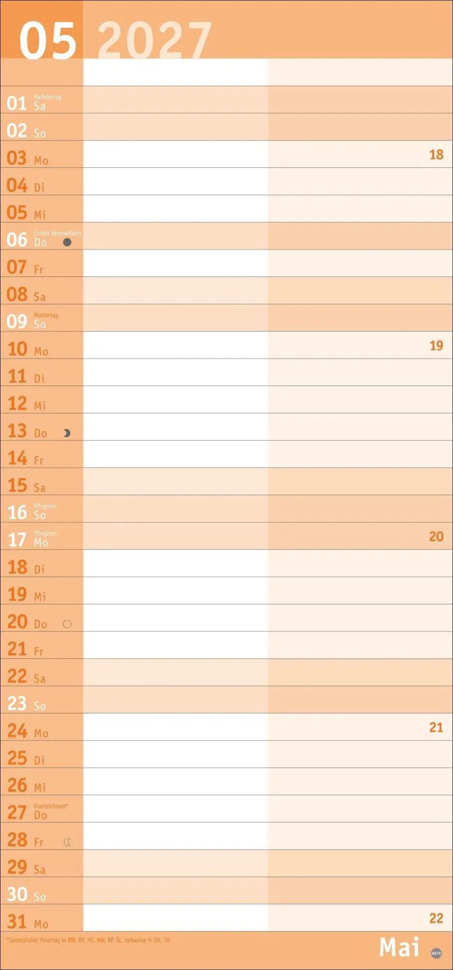 Bild: 9783756415816 | Basic Planer für mich 2027 | Heye | Kalender | Basic Planer Heye