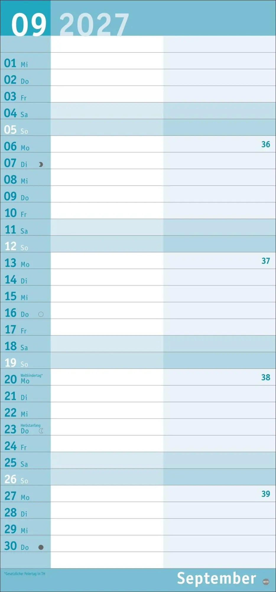 Bild: 9783756415816 | Basic Planer für mich 2027 | Heye | Kalender | Basic Planer Heye