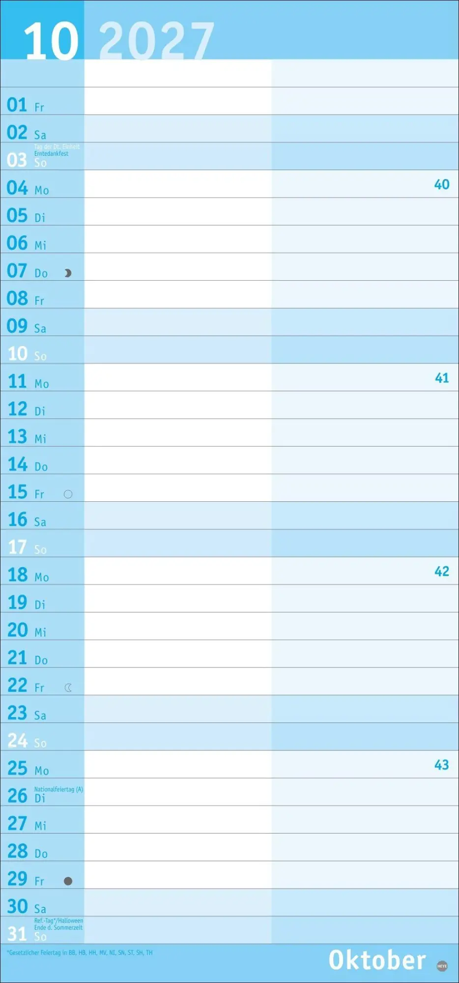 Bild: 9783756415816 | Basic Planer für mich 2027 | Heye | Kalender | Basic Planer Heye