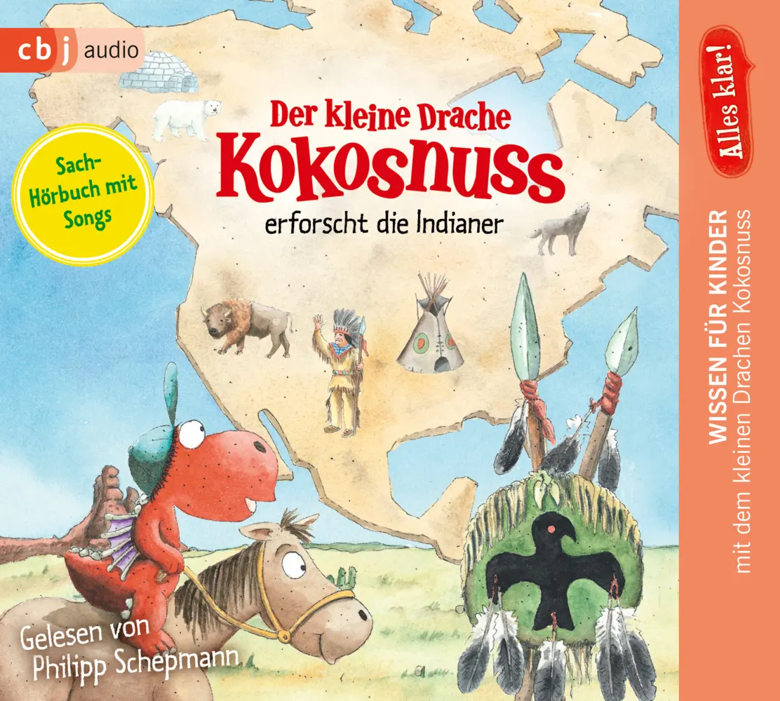 Cover: 9783837145816 | Der kleine Drache Kokosnuss erforscht: Die Indianer, 1 Audio-CD | CD