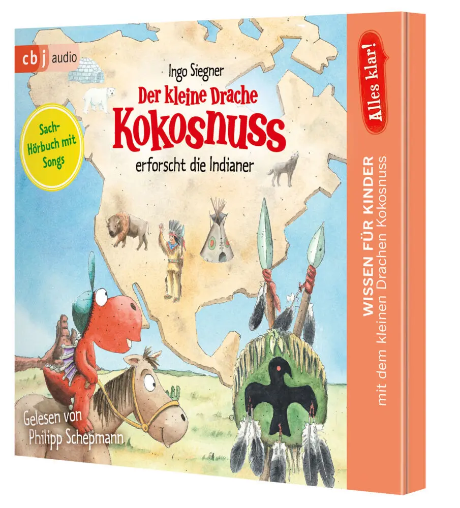 Bild: 9783837145816 | Der kleine Drache Kokosnuss erforscht: Die Indianer, 1 Audio-CD | CD